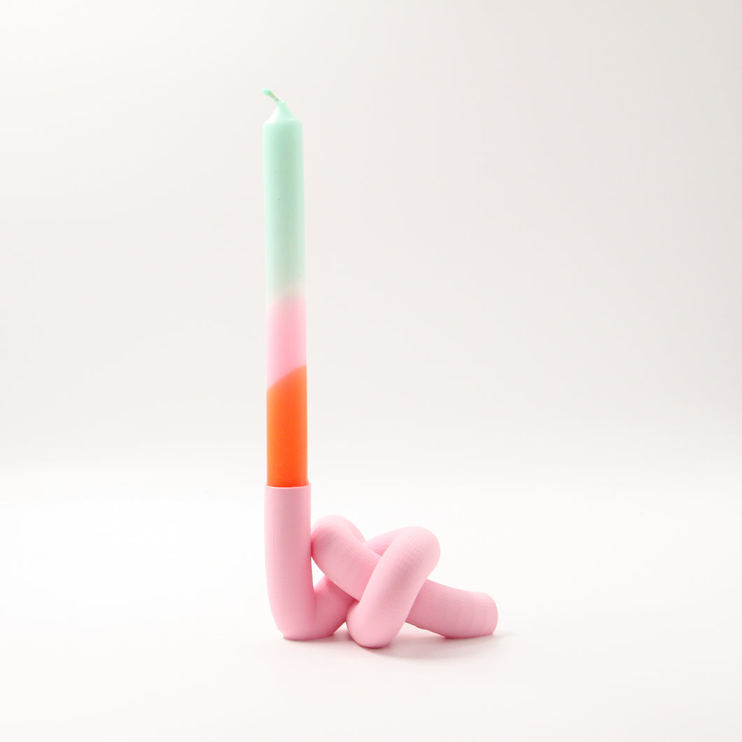 Candle Holder Knot Candy Floss