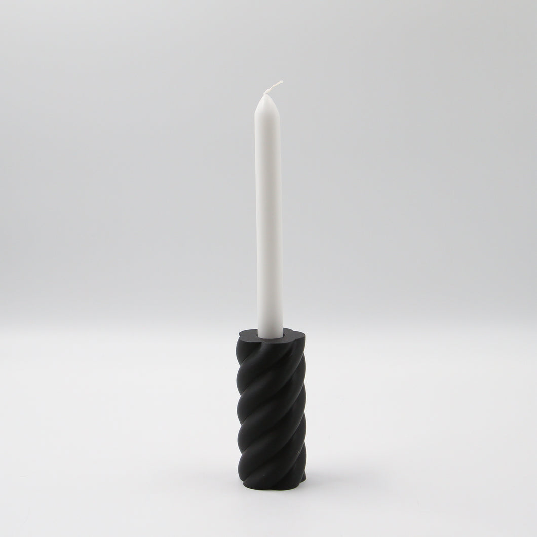 Candle Holder Candy Black Marvel