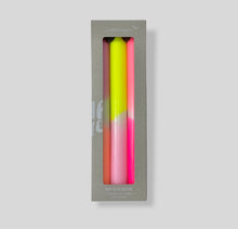 Load image into Gallery viewer, Candle set Dip Dye Neon* Summer Breeze
