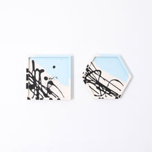 Load image into Gallery viewer, Coasters set Stracciatella in the Sky
